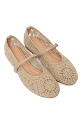BLOSSOM BREEZE FLAT-KHAKI