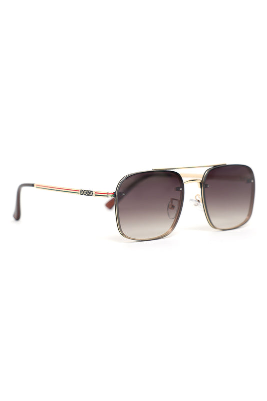 ROUND AVIATORS-BROWN