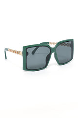MODERN ICON FASHION SUNGLASSES-GREEN