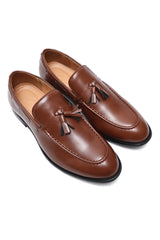 WINDSOR ELEGANT DRESS LOAFERS-BROWN