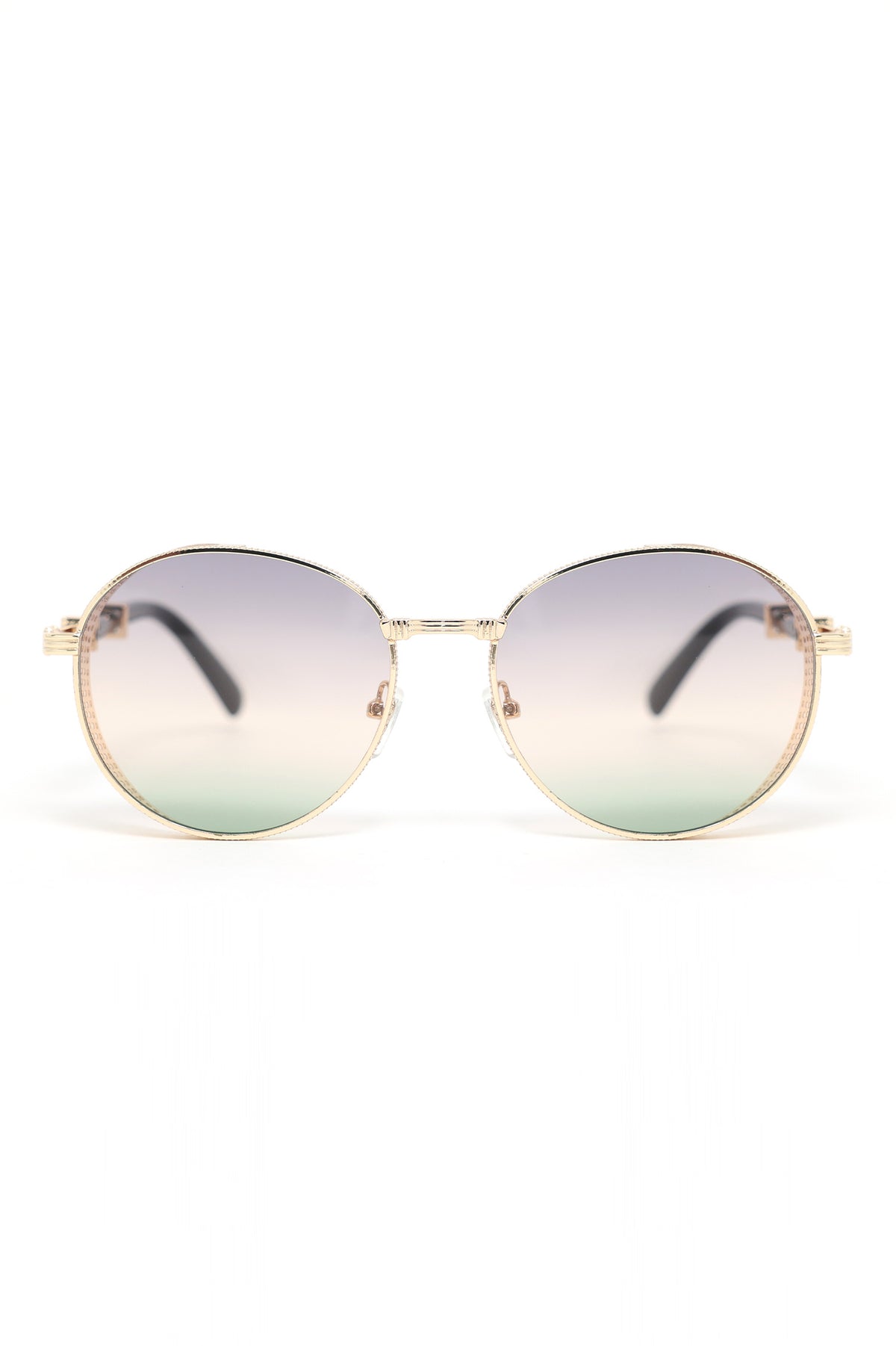 METAL FRAME SUNGLASSES-GREEN