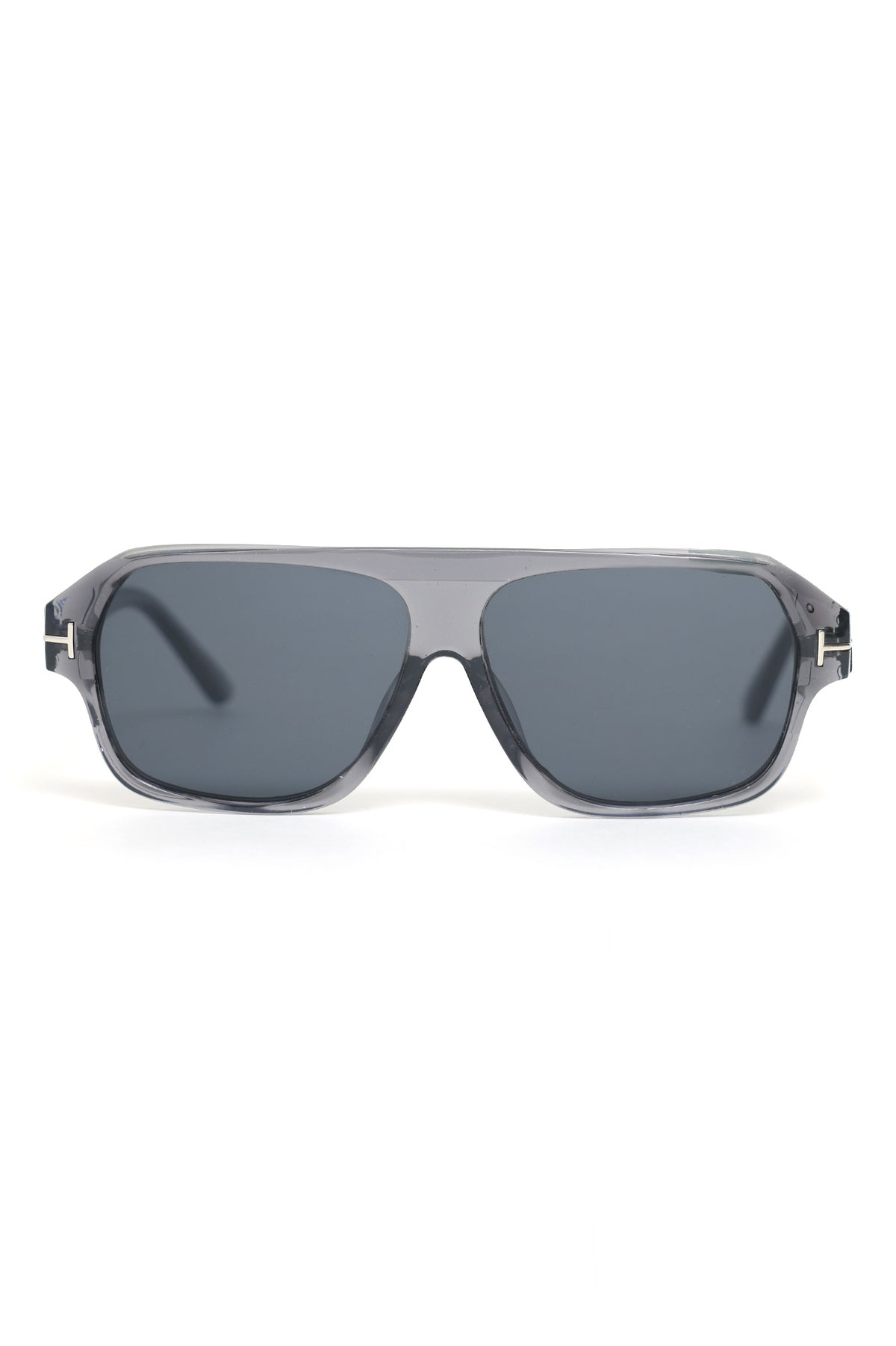 RECTANGULAR SUNGLASSES-BLACK