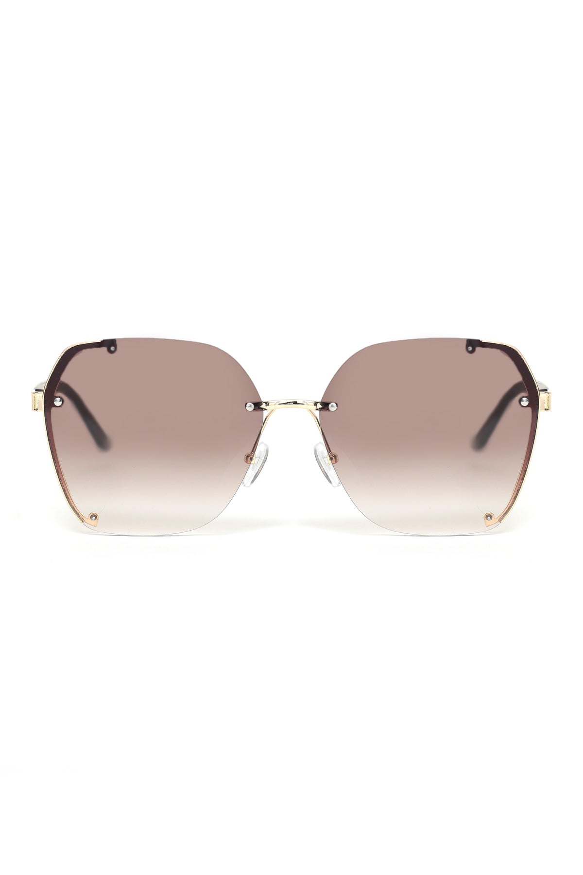 VOYAGE OVERSIZE SUNGLASSES-COFFEE