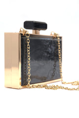 RESIN CLUTCH-BLACK