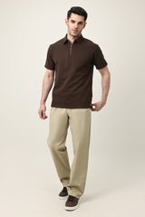 SMART FALL CASUAL BOTTOM-KHAKI