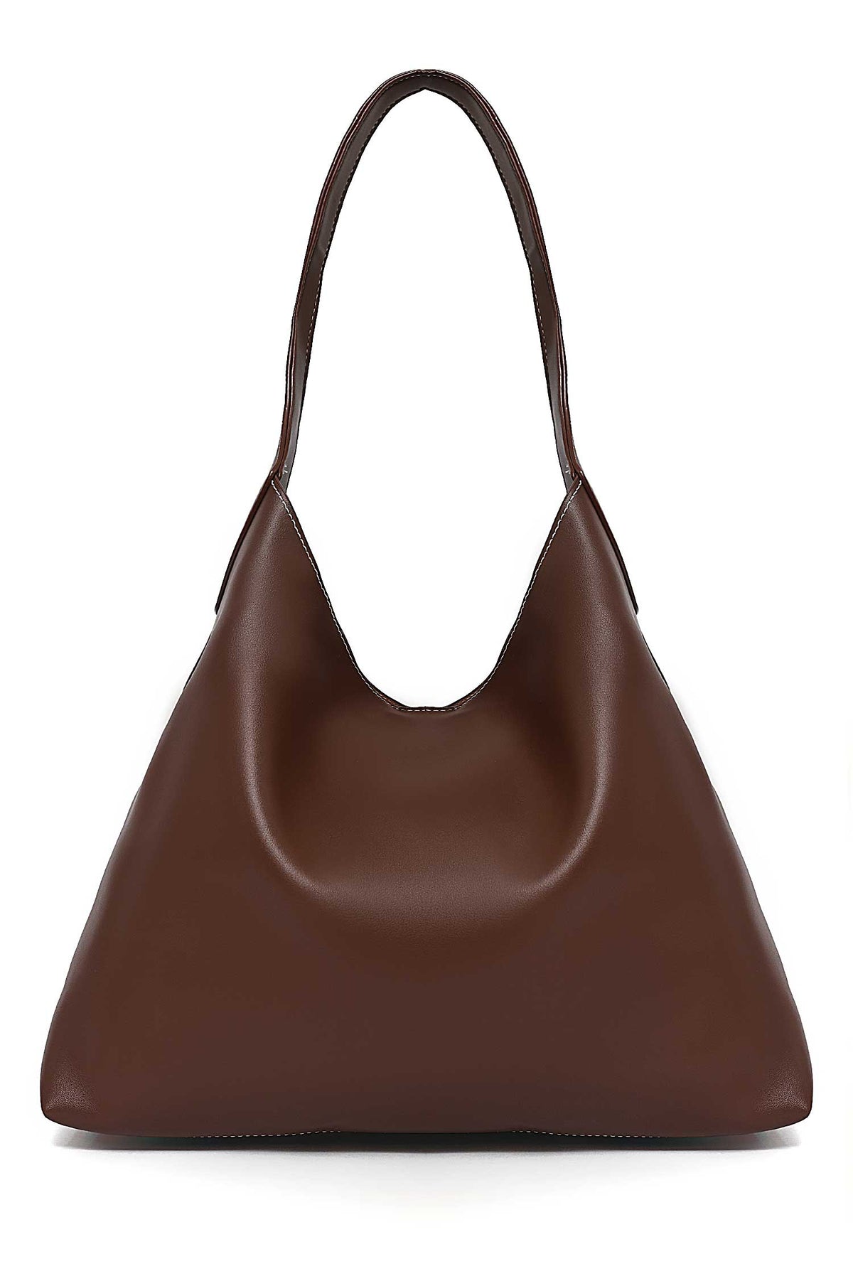 CURVE HOLD BAG-BROWN