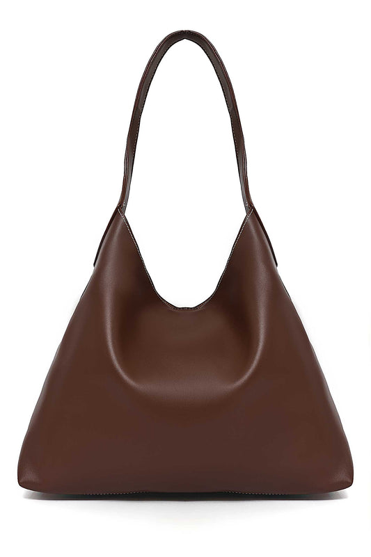 CURVE HOLD BAG-BROWN