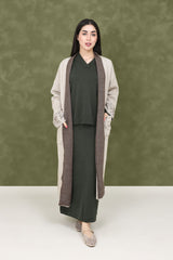 ORNATE EASE SWEATER-BEIGE