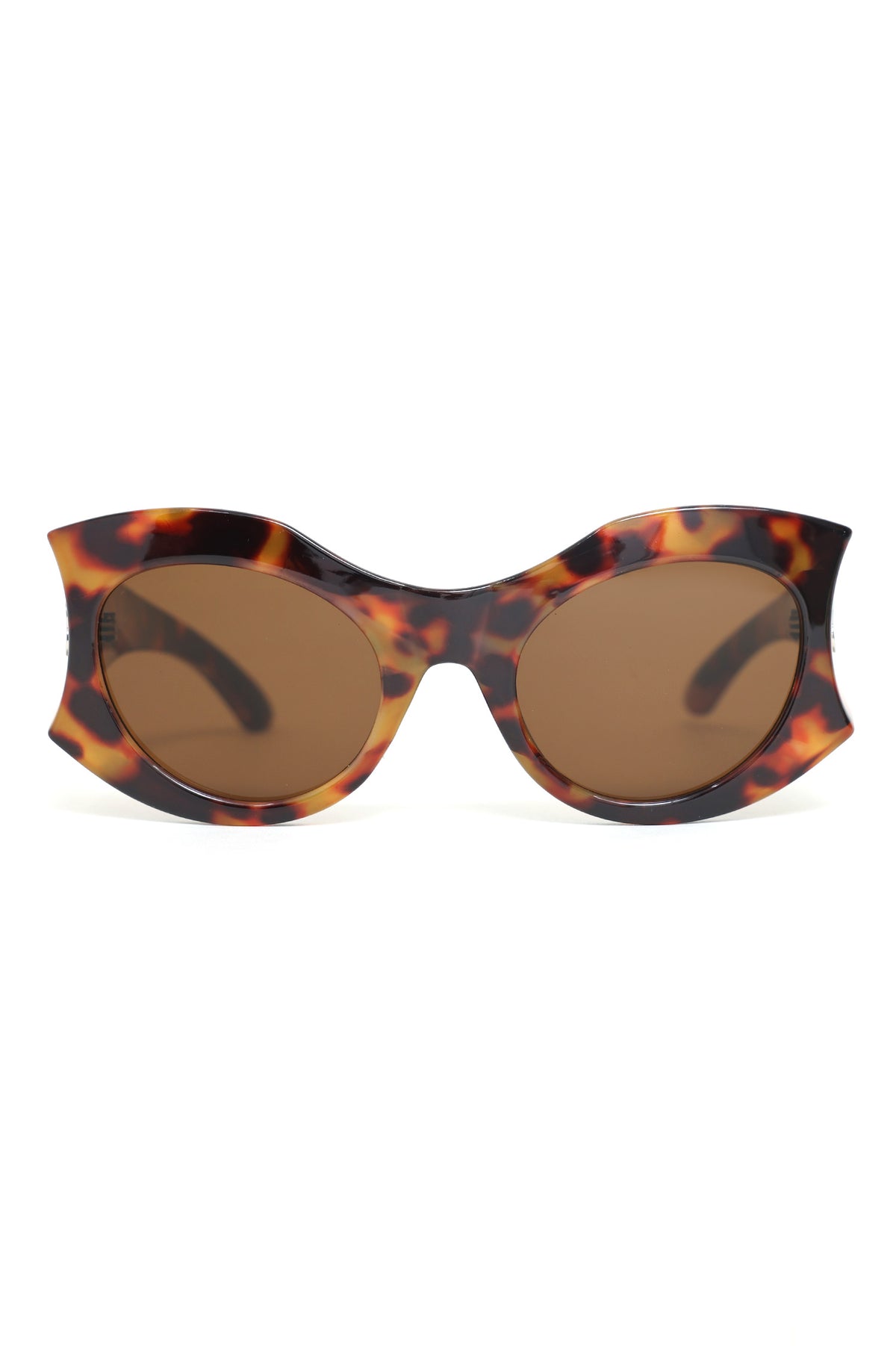 OVAL SUNGLASSES-LEOPARD