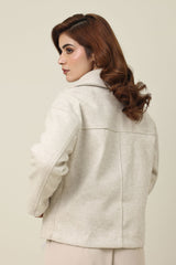 CLOUD STITCH ROBE COAT-KHAKI