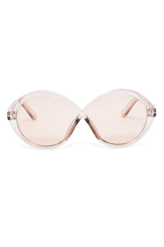 BUTTERFLY FRAME FASHION SUNGLASSES-PINK