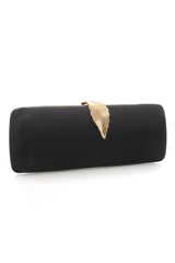 LEAFLINE CHARM CLUTCH-BLACK