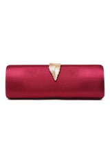 LEAFLINE CHARM CLUTCH-WINE