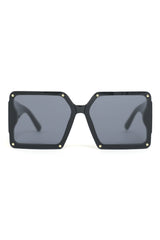 VOYAGE OVERSIZE SUNGLASSES-BLACK