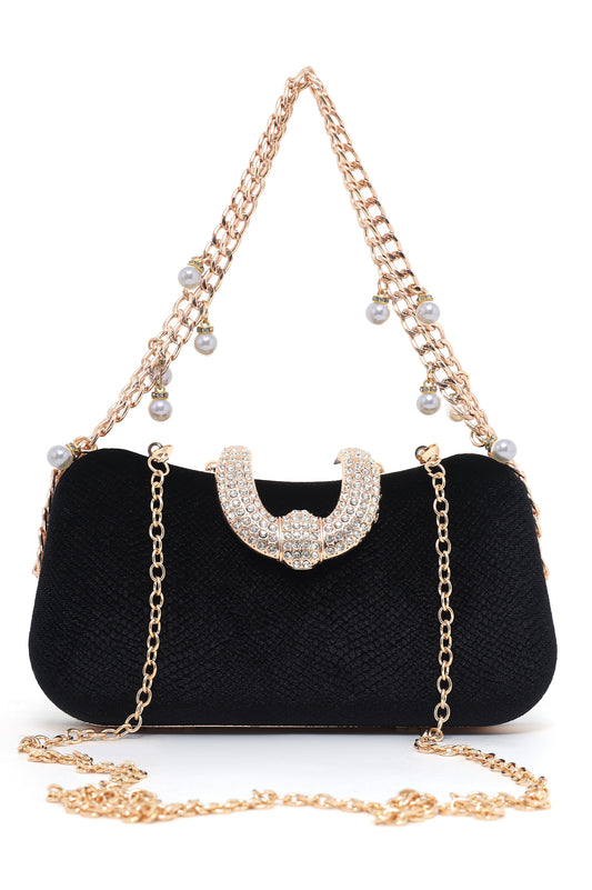 CLUTCH BAG-BLACK