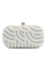 EMPRESS EVENING CLUTCH-WHITE