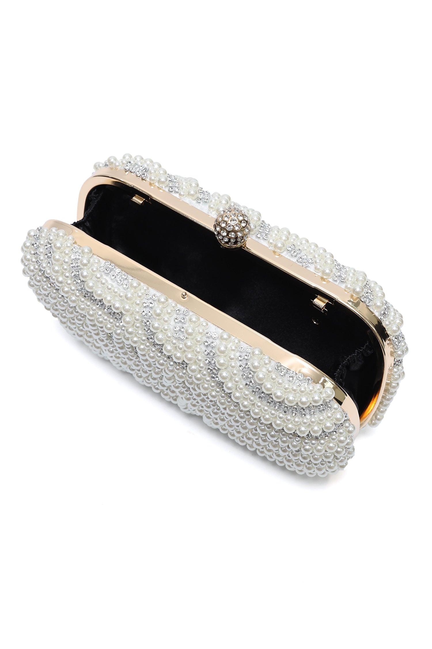 EMPRESS EVENING CLUTCH-WHITE