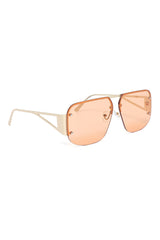 SHARP LINE VISOR EYEWEAR-BROWN