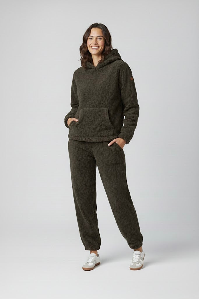 HOMEHAVEN COZY CO-ORD SET-OLIVE