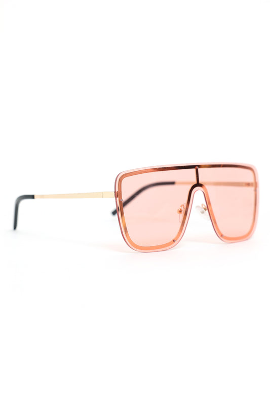 VOYAGE OVERSIZE SUNGLASSES-PINK