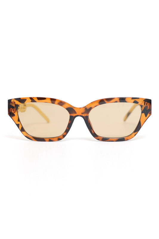 CAT EYE SUNGLASSES-LEOPARD