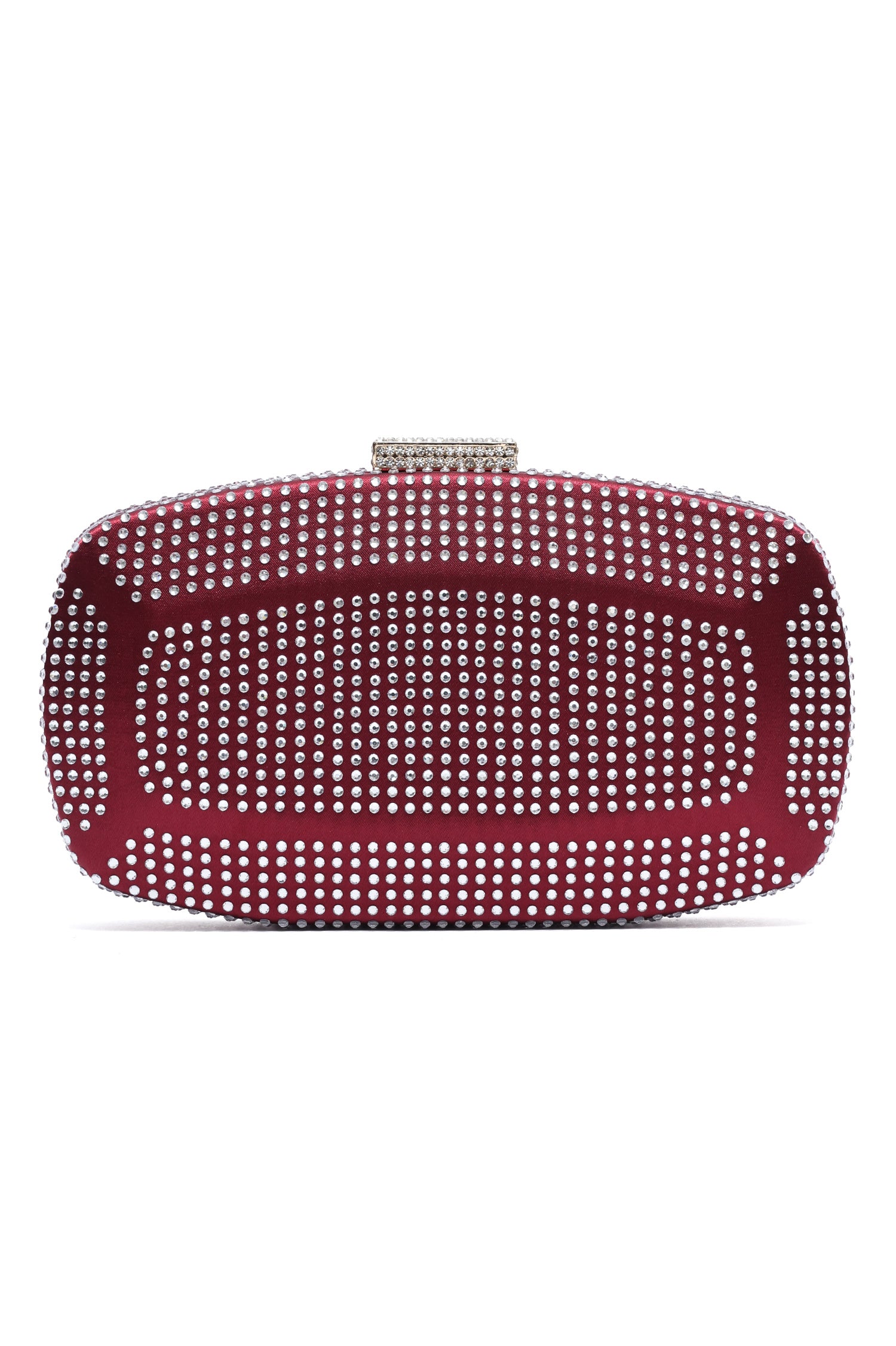 SLEEK LUXURIOUS CLUTCH-MAROON
