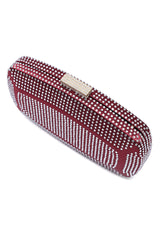 SLEEK LUXURIOUS CLUTCH-MAROON