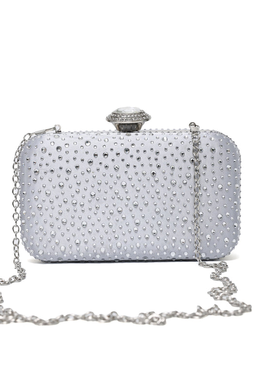 CLASSIC TIMELESS CLUTCH-SILVER