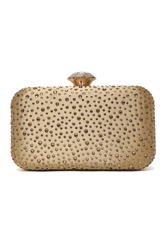 CLASSIC TIMELESS CLUTCH-GOLD