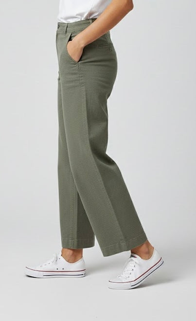OPENFALL DENIM BOTTOM-OLIVE