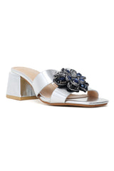 ROSE RADIANCE HEELS-SILVER