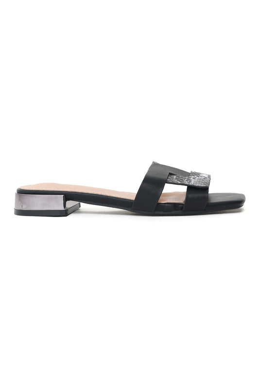 EXCUSITE EVENT SEMI HEEL-BLACK