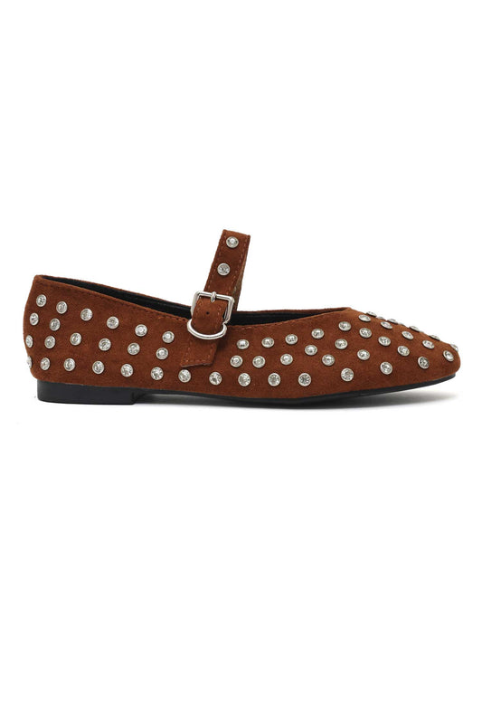VELVETTI DOTLOOM FLATS-CAMEL