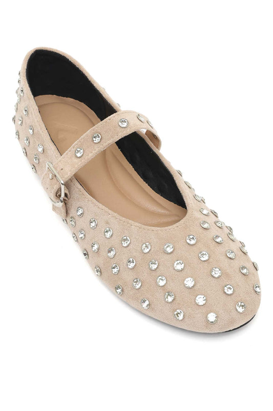 VELVETTI DOTLOOM FLATS-BEIGE