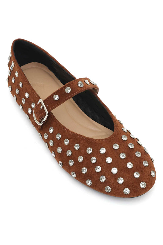 VELVETTI DOTLOOM FLATS-CAMEL