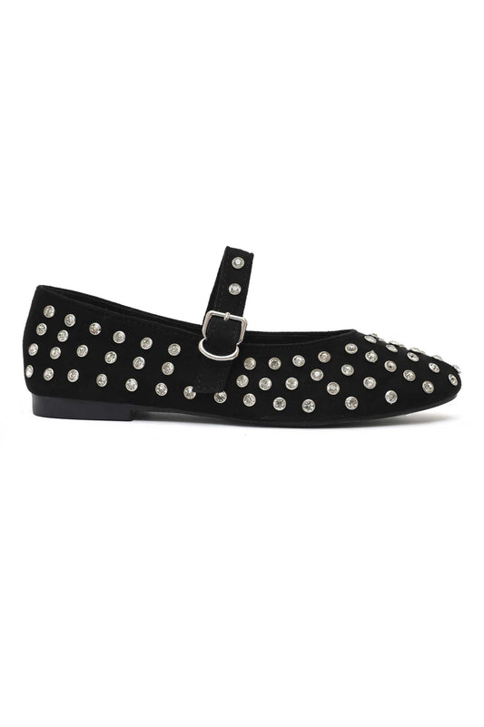 VELVETTI DOTLOOM FLATS-BLACK-BLACK