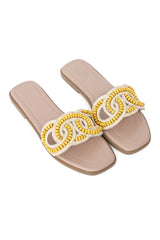 CARNIVA KNOT SLIDE-BEIGE