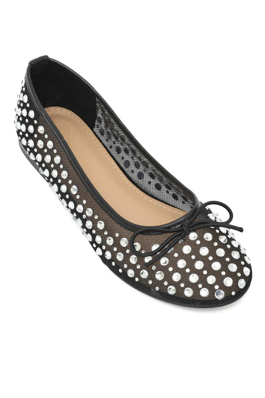 TWINKLE MESH EMBELLISHED-BLACK