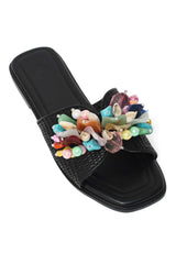RAINBOW TWIST SLIDE-BLACK