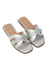 DAZZLE GOLD SLIDE-SILVER