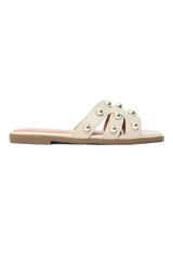 BOLD BLAZE SLIDE-BEIGE