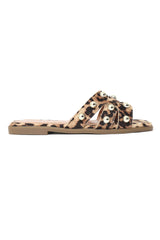 BOLD BLAZE SLIDE-LEOPARD