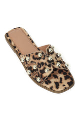 BOLD BLAZE SLIDE-LEOPARD