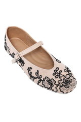 PETAL SEAM SHOE-BEIGE