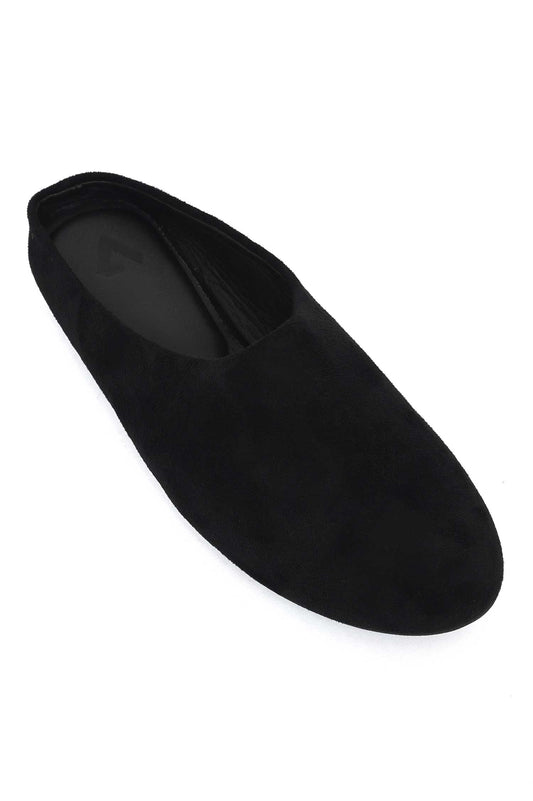 PLUSH TOUCH MULE-BLACK