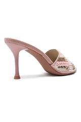 BLOOM STILETTO HEELS-PINK