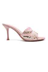 BLOOM STILETTO HEELS-PINK