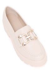 ALMAS CHUNKY SLIPONS-BEIGE