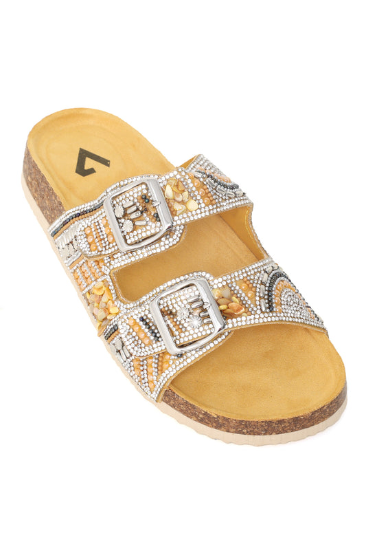 CHIC WOMEN FLATS-YELLOW