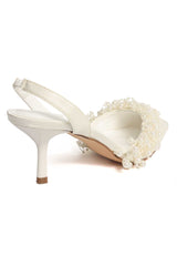 PEARL SLINGBACK-WHITE